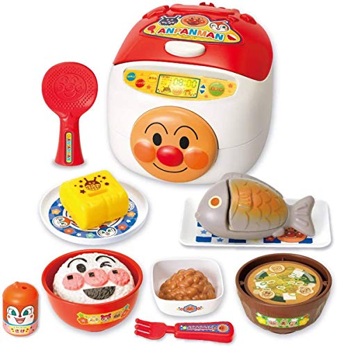 ジョイパレット(JOYPALETTE) アンパンマン シューッとたけたよ! おしゃべりすいはんきと元気100ばい和食セット プラスチック