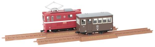 トミーテック 鉄道コレクション 鉄コレ ナローゲージ80 猫屋線直通用 路面電気機関車+客車 2両セット ジオラマ用品 (メーカー初回受注限定生産) 315476