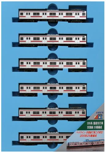 マイクロエース Nゲージ 205系 量産先行車 京葉線 25番編成 増結6両セット A1676 鉄道模型 電車｜GOODWOODS