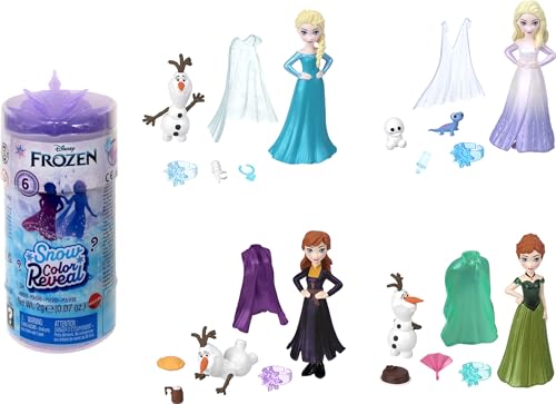 ディズニー(Disney)/アナと雪の女王(Frozen) スノーリビール! みずで雪マジック(サプライズコレクション2 ミニドール)サプライズパック 着せ替え人形ミニドール、アクセサリーセット 6才~ 956A-HMB88