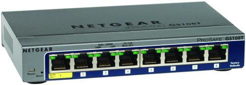 NETGEAR 座標軸2かっこ良い取り替えっこ ギガビット8界面VLAN QoS ACL LAG PoE受電 磁石属する GS108T-200JPS
