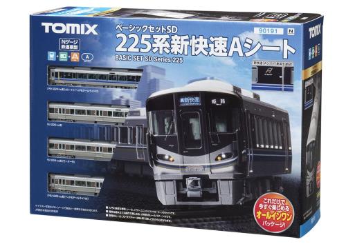 TOMIX Nゲージ ベーシックセットSD 225系 新快速 Aシート 90191 鉄道模型 入門セット