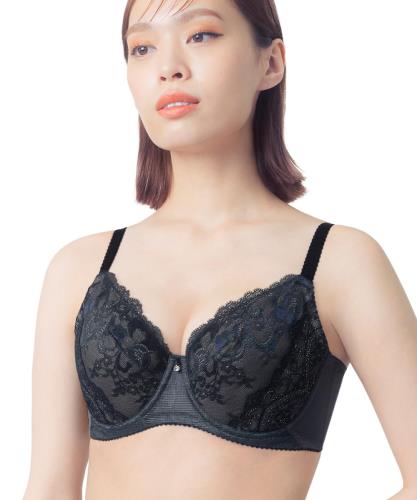 Wing/Wacoal(舞台の袖/ワコール)ブラ Wing Lesiage 乳ぶさを小さく見せる 脇すっきり フルカップブラ 6000続きもの 小さく見せるブラジャー PB6001 OB F80