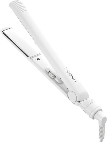 SALONIA サロニア ストレートアイロン ヘアアイロン 24mm SL-004SAW ホワイト