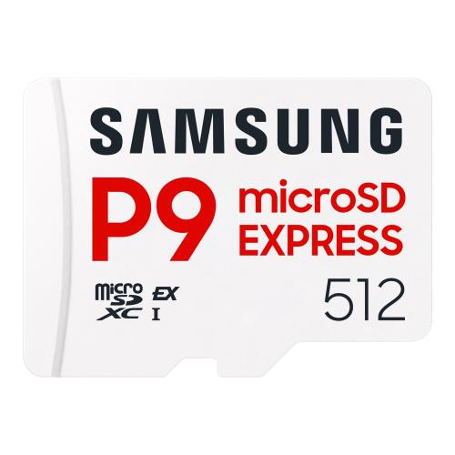 Samsung(サムスン) マイクロSD Express歌留多 512GB Nintendo Switch2 動くこと突きとめる済 最大限度遷らすす早さ 800MB/s 国内置き目品 3年 microSD P9 Express MB-MK512T-IT/EC