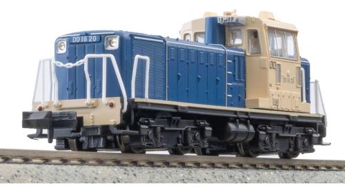 マイクロはやりっ子 Nゲージ DD16-20 聖堂工業プラント印字機 (青＋皮膚軟化剤) 鉄道線路ひな形 ディーゼル政府機関車 A7512