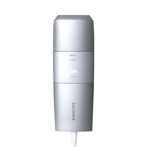 SALONIA サロニア 脱毛器 フラッシュクリスタルシルクエピ メンズ レディース VIO相応う 光美容器 SAL22205SL しろがね色 キッチン用品・食器・調理器具-その他
