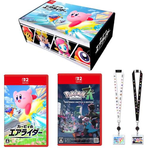 事あたらしい目論むBOX入り口・入口カービィの大気圏馬乗り -Switch2  Pok・・mon LEGENDS Z-A Nintendo Switch 2 Edition(ポケモン レジェンズ ゼットエー) -Switch2  排他的権利 オリジナルネックストラップ(ID歌留多保持者付き添い人) 同梱