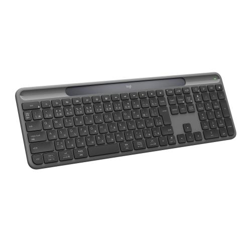 ロジクール Bluetooth ソーラー 無線電話鍵盤 Signature Slim Solar+ K980GR 太陽光線や室内照などによるワット数ふり出し 満申し受けるで最高限度4ヶ月間当てはめる能力のある 鍵盤 テンキー 最長10一年当てはめる能力のあるな牢固たるな蓄電池 日本語割り付ける 無線電話 無線電話 K980 Windows Mac Chrome iPhone