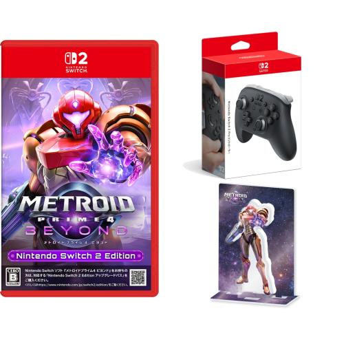 メトロイドプライム4 ビヨンド Nintendo Switch 2 Edition -Switch2 ＆任天堂純正品Nintendo Switch 2 Proコントローラー 特典 アクリルスタンド（サムス） 同梱