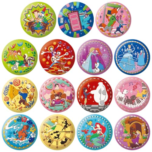 バンダイ(BANDAI) Disney Characters 刺繍缶バッジビスケット2 食玩 BOX販売/12個セット