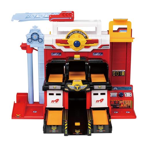 [バンダイ(BANDAI)] ちびっこ二階建てバス タヨ 動くファイヤーハウスプレイセット 客体年歯 3 才以上