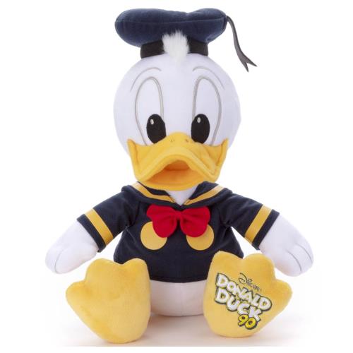 ディズニーキャラクター DONALD DUCK 90 ぬいぐるみM ドナルドダック ぬいぐるみ高さ約32cm画像