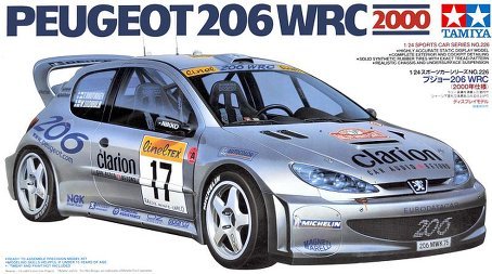 楽天市場】タミヤ 1/24 プジョー 206 WRC スケールモデル 24221
