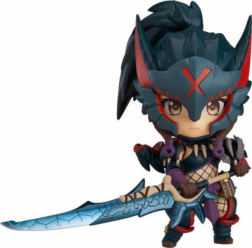 ねんどろいど モンスターハンターワールド：アイスボーン 狩り人 ナルガα Ver. ノン規摸 ABSPVC製 ペンキ塗り済みモビール図形