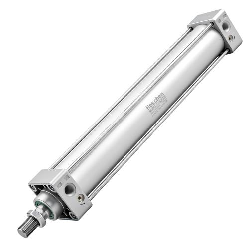 Heschen 空気圧標準シリンダー、SC 50-300、PT1/4インチポート、50mmボア、300mmストローク、複動式