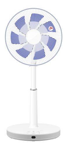 [山善] 扇風機 30cm リビング扇 マイコンスイッチ 左右首振り 角度3段階調整 風量5段階調節 静音モード DCモーター搭載 入切タイマー機能 リモコン付き メタリックブルー YLX-SGD30(MA) [メーカー1年]