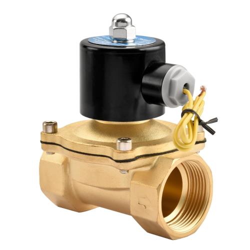 Heschen 真鍮電気ソレノイドバルブ 2W-320-32 PT 1-1/4インチ DC12V 直動水 常閉交換用バルブ｜GOODWOODS