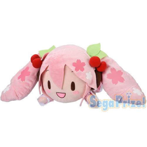 セガ 初音ミクつづき物 メガジャンボ寝そべりぬいぐるみ“桜ミク”