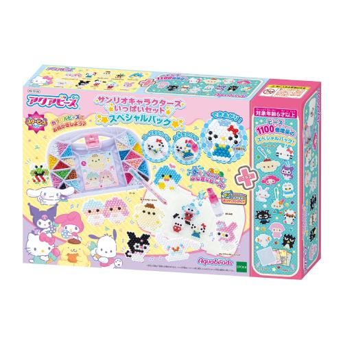 アクアビーズ オールインワンセット サンリオキャラクターズ いっぱいセット スペシャルパック AQ-S105 STマーク認証 6歳以上 おもちゃ 水 水でくっつく メイキングトイ Aquabeads エポック社 EPOCH｜GOODWOODS