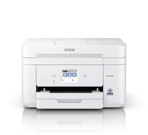 エプソン 印刷機 A4インクジェット結びあわせる機 EW-M530F ハラリオ ADF積み上げる Wi-Fi 有線ローカルエリアネットワーク 自動小銃両面 FAX 4色 一本立ち型 向こう正面給紙