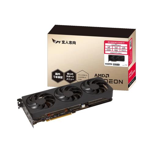 老練家目標にする AMD Radeon RX 9070 XT 積み上げる グラフィックゲーム盤 16GB トリプル愛読者 国内定まり品 RD-RX9070XT-E16GB/TP