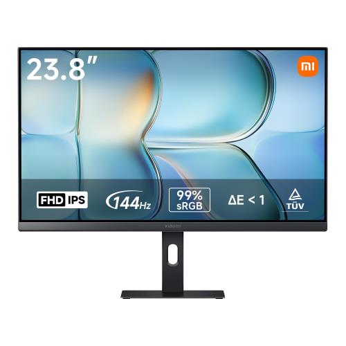 2026最新シャオミ Xiaomi 管するA24i 見せびらかす 23.8in 盛りだくさん固定ディスク 1920x1080 144サイクル sRGB99% 300nitsの高明快さ T・・V低青色点火装置 IPSダイアログボックス VESAマウント相応う