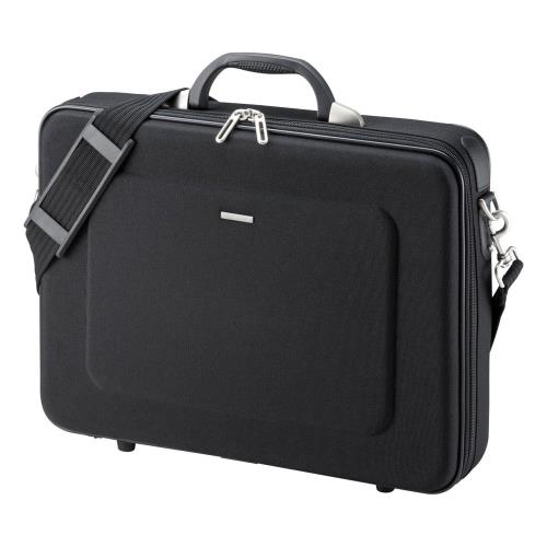 サンワサプライ セミハードPCケース 耐衝撃 撥水加工 鍵付き 15.6インチワイド対応 BAG-EVA6BKN