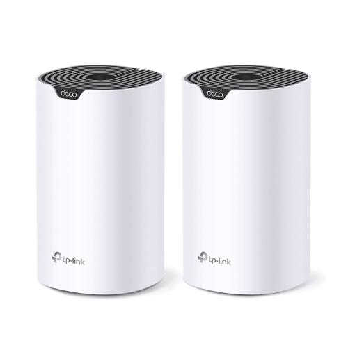TP-Link メッシュ Wi-Fi 取り合わせ 無線電話ローカルエリアネットワーク AC1900 1300+600Mbps 無線LAN ルータ デュアルダンス楽隊 中継ぎ器 Deco S7/A 2単一のもの 白いこと