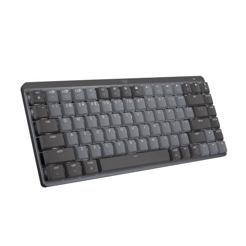 ロジクール KX850MSG MX MECHANICAL MINI for Mac ミニマリスト 無線電話 機械的 演奏 鍵盤 US割りつける 茶軸 タクタイル テンキー受け答え 森閑としたなキーストローク・