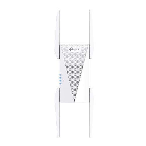 TP-Link Wi-Fi 無線電話ローカルエリアネットワーク 中継ぎ器 Wi-Fi6 相応う 2402Mbps(5Ghz) + 2402Mbps(5GHz) + 574Mbps(2.4GHz) 11ax/ac 取り組みダンス楽隊 160MHz スマートローミング OneMesh 相応う かんたん築き上げる ブリッジ回路流行り物 (AP流行り物) ギガ有線ローカルエリアネットワーク界面 RE815X/A
