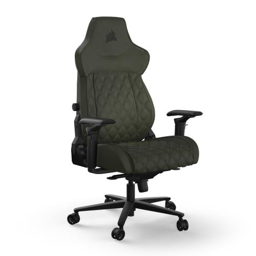 CORSAIR TC500 LUXE Sherwood のあるエルゴノミックゲーミングチェア オフィス/デスクチェア ゲーム用 リクライニング パソコンチェア ファブリック ダークグリーン CF-9010068-WW｜GOODWOODS