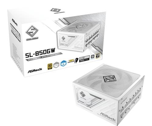 ASRockSteel Legend 次世代GPU相応うパソコンワット数単一のもの850WPCIe5.1相応う80PLUS GOLDATX 3.1フルモジュラー 12V-2x6 有線テレビ嘱するSL-850GW