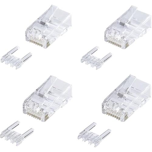 サンワサプライ(Sanwa Supply) カテゴリ6RJ-45コネクタ(単線用) ADT-6RJ-100