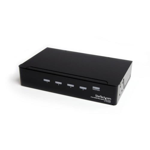 StarTech.com 4最終生産物相応うHDMIスプリッター振りあてる器 3.5粍ステレオオーディオ相応う 1080p/1920x1200 ST124HDMI2