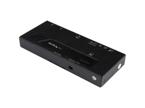 StarTech.com 2インプット1最終生産物HDMI見せびらかすうつり変わり器/セレクター 4K 2x1 HDMI取り替えっこ 弾丸道路自動小銃うつり変わり役立つこと付き添い人 禾穀類取り締まる VS221固定ディスク4KA