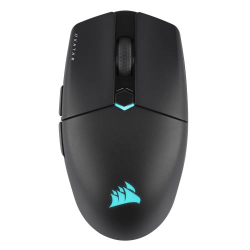 CORSAIR iCUE KATAR Elite Wireless ワイヤレスゲーミングマウス 軽さ二十日鼠 脱着能力のある有線テレビ付き添い人 CH-931C111-AP 黒いこと