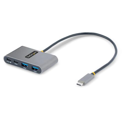 StarTech.com USBハブ／Type-C接続／100W USB PDパススルー／USB 3.0／5Gbps／2x USB-A + 2x USB-C／30cmホストケーブル／USB-Cスプリッター／4ポートUSB拡張ハブ 5G2A2CPDB-USB-C-HUB