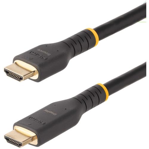 StarTech.com HDMI 2.0有線テレビ/10m/積極的/4K60サイクル/高耐久アラミド/BK