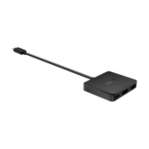 ASUS USB-C Mini Dock ブラック Windows 10 Windows 11 HDMI USB Type-C給電 最大 3,840x2,160 ケーブル長: 15cm サイズ (ケーブル、突起部除く): 幅 48mm 奥行き 59mm 高さ 11.35mm 重さ: 48g DC100_TYPEC_DOCK