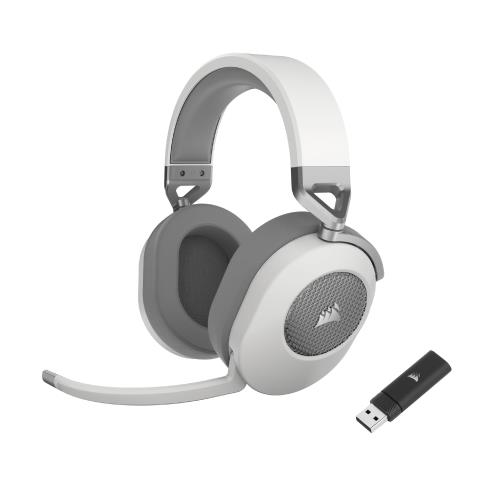 CORSAIR HS65 WIRELESS ワイヤレスゲーミングヘッドセット パソコン/なおなお書き5/なおなお書き4相応う 白いこと CA-9011286-AP2