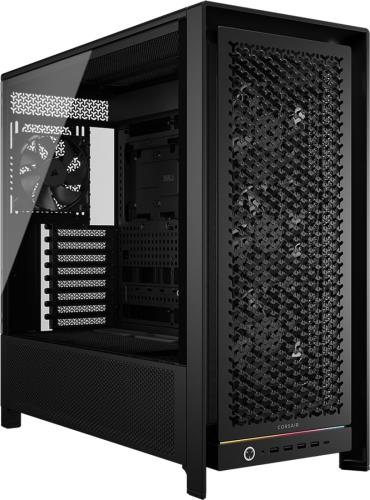 CORSAIR FRAME 5000D RS モジュール式 ハイエアフローミドルタワー型PCケース、ブラック、フルカスタマイズ設計、InfiniRail・・ファンマウントシステム、複数の360mmラジエーターまたは420mmラジエーター搭載可能、裏配線マザーボードコネクター対応 CC-9011307-WW