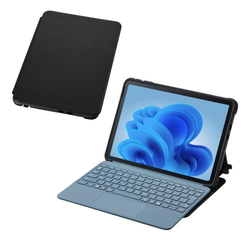 エレコム Surface Pro 12in 変わり種入れもの ぼうぜん自失吸いあげる TPU 画面保護すること 下げ翼 角度合わせる 無償性一角 タッチペン納める 鍵盤相応う 作り付けるした往々にして申し受ける能力のある 黒いこと 肺結核-MSP25HVCKFBK
