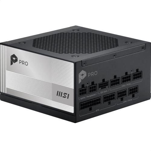 MSI PRO A1000PL PCIE5 マイコンワット数社会的単位 1000W ATX3.1/PCIe 5.1相応う 80PLUS PLATINUM公証 フルモジュラー 7年 なおなお書き1690