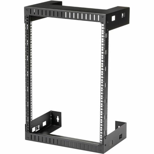 StarTech.com 15U ウォールマウント19inサーヴァー仕合わせ 2ポストオープンフレーム/飾りつけ式 奥ふかさ12in RK15WALLO
