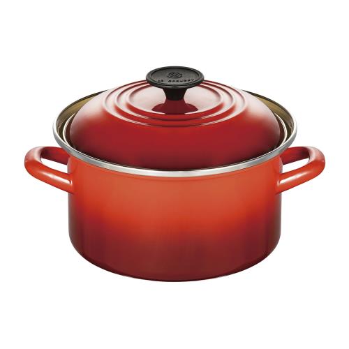 ルクルーゼ(Le Creuset) 鋳込み ホーロー 鍋 EOS キャセロール 20珊 桜んぼう赤いこと 屁っ放り IH 相応う 日本決まり売りわたす品 キッチン用品・食器・調理器具-その他