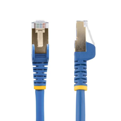 StarTech.com 範疇6a ローカルエリアネットワーク有線テレビ 10m 青色 ツメ折れ押しとどめるRJ45繋ぎ CAT6aイーサネットケーブル 6ASPAT10MBL