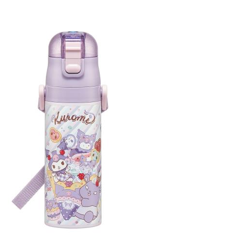 スケーター(Skater) 水筒 子供用 直飲み 470ml サンリオ クロミ Fancy Snacks Weets 女の子 保冷専用 ステンレス 軽量タイプ waterbottle スポーツボトル キッズ こども 水瓶 SDC4-A
