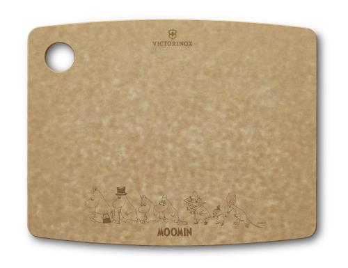 VICTORINOX(ビクトリノックス) まな板 食洗機相応う ムーミン 耐熱難民キャンプ 木 切り立てるゲーム盤 亜米利加製 食い道楽 勝手もと続きもの M 赤銅色 7.4121-X4