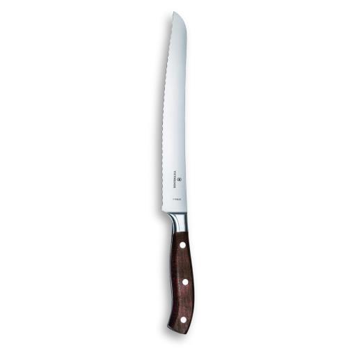 VICTORINOX(ビクトリノックス) ブレッドナイフ 23cm ウッド グランメートル 鍛造 パン切り包丁 プロ仕様 7.7430.23G